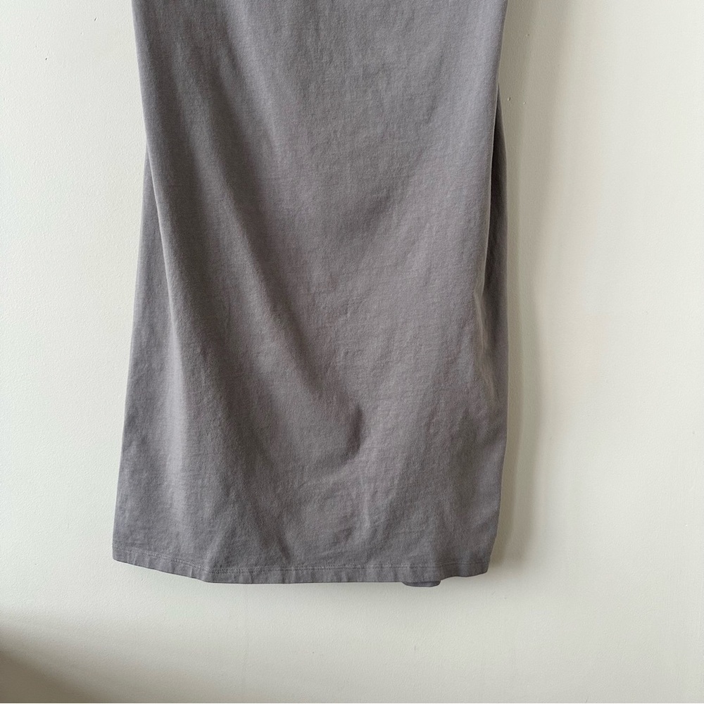 Aritzia-Babaton Shoulder Pad Mini Dress In Pewter Grey (Size:XS) - Picture 9 of 11